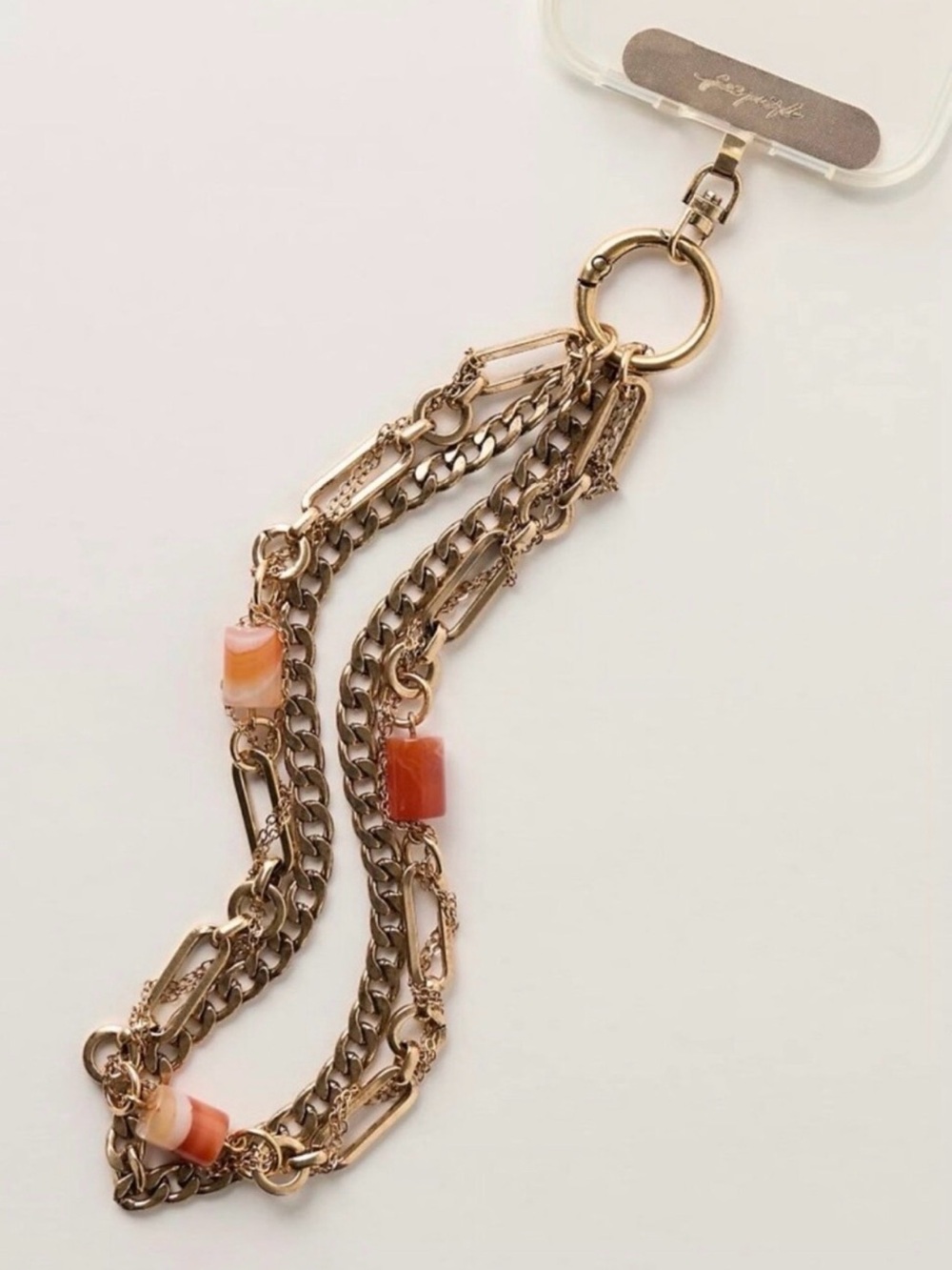 Free People Layered Chain Phone Wristlet/ bag accessory 🔥new with tags.